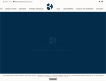 Tablet Screenshot of bartolomeprocuradores.com